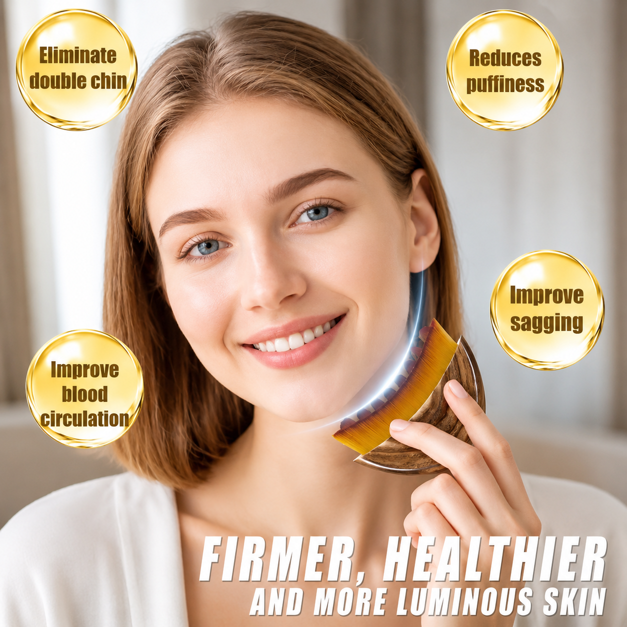 Facial Dry Brush - Lymphatic Contour Face Brush