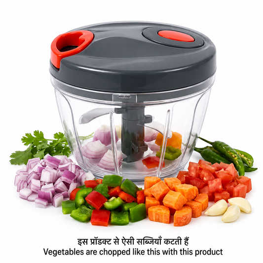 Kitchen Dori Chopper 500ml |Handy Vegetable and Fruit Chopper