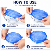 Silicone Stretch Lids – Reusable Freshness Covers for Every Kitchen