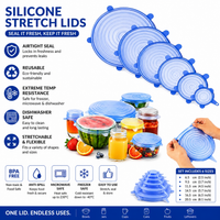 Silicone Stretch Lids – Reusable Freshness Covers for Every Kitchen